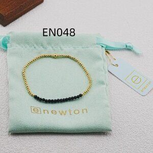 Enewton Lapis Lazuli Natural Stone & Gold Bead Bracelet